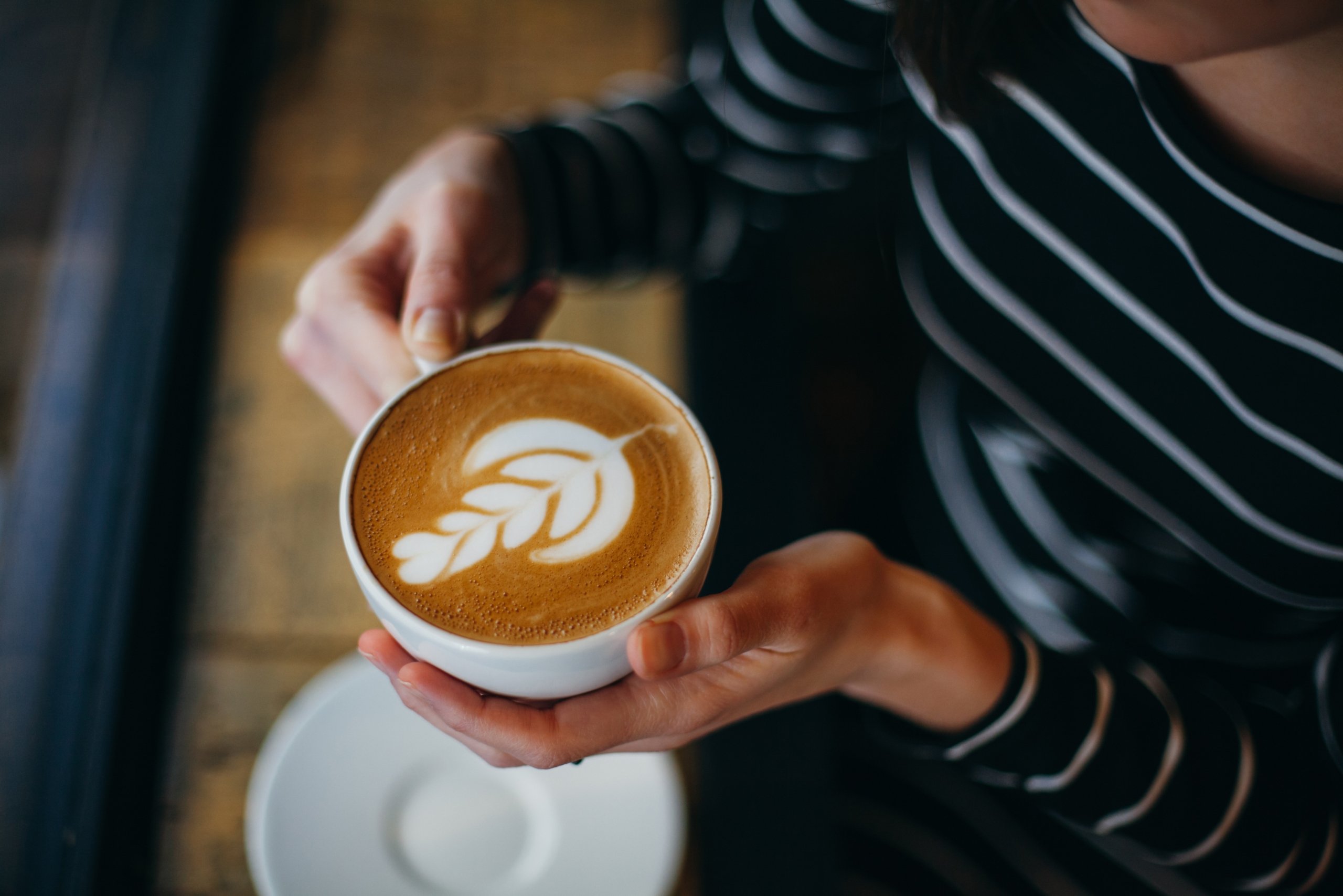 guests enjoying coffee