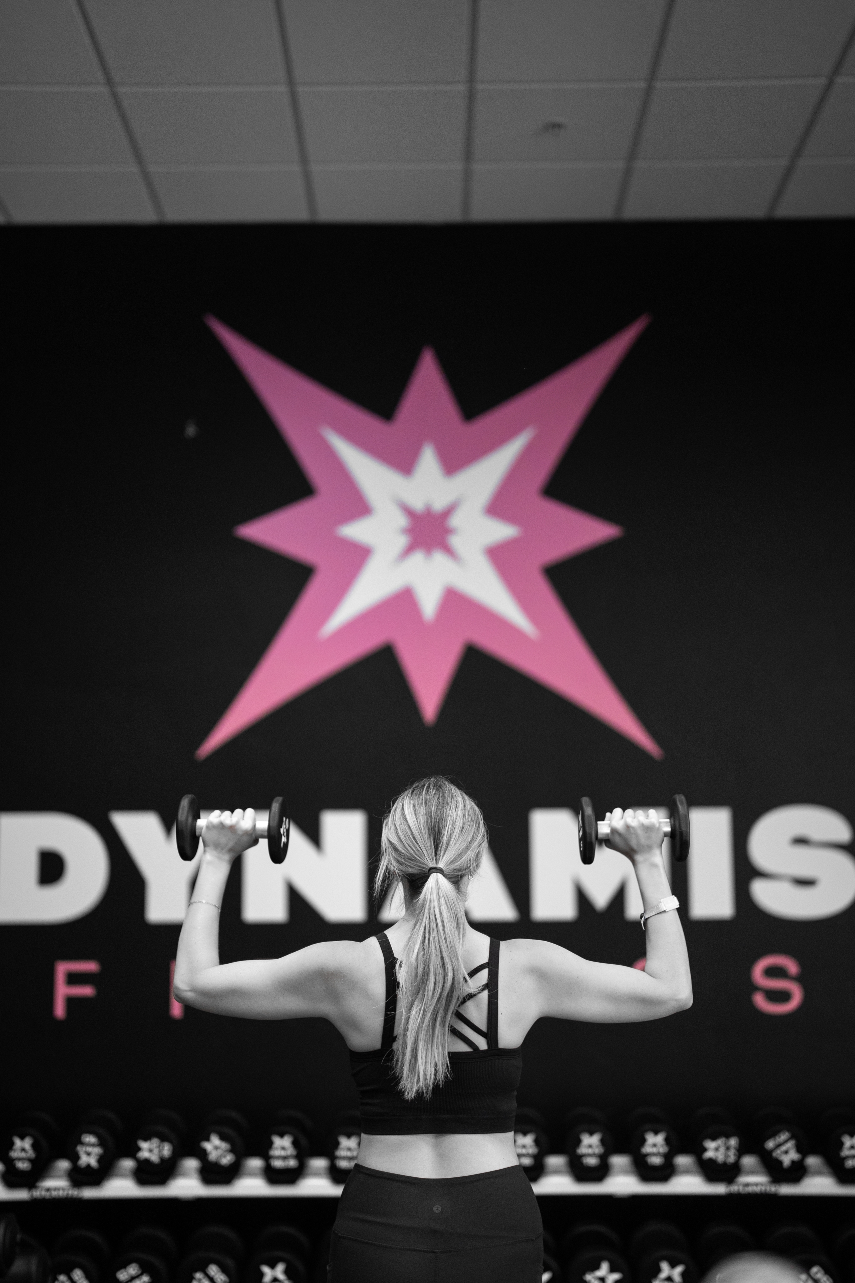 weight lifting at Dynamis Fitness