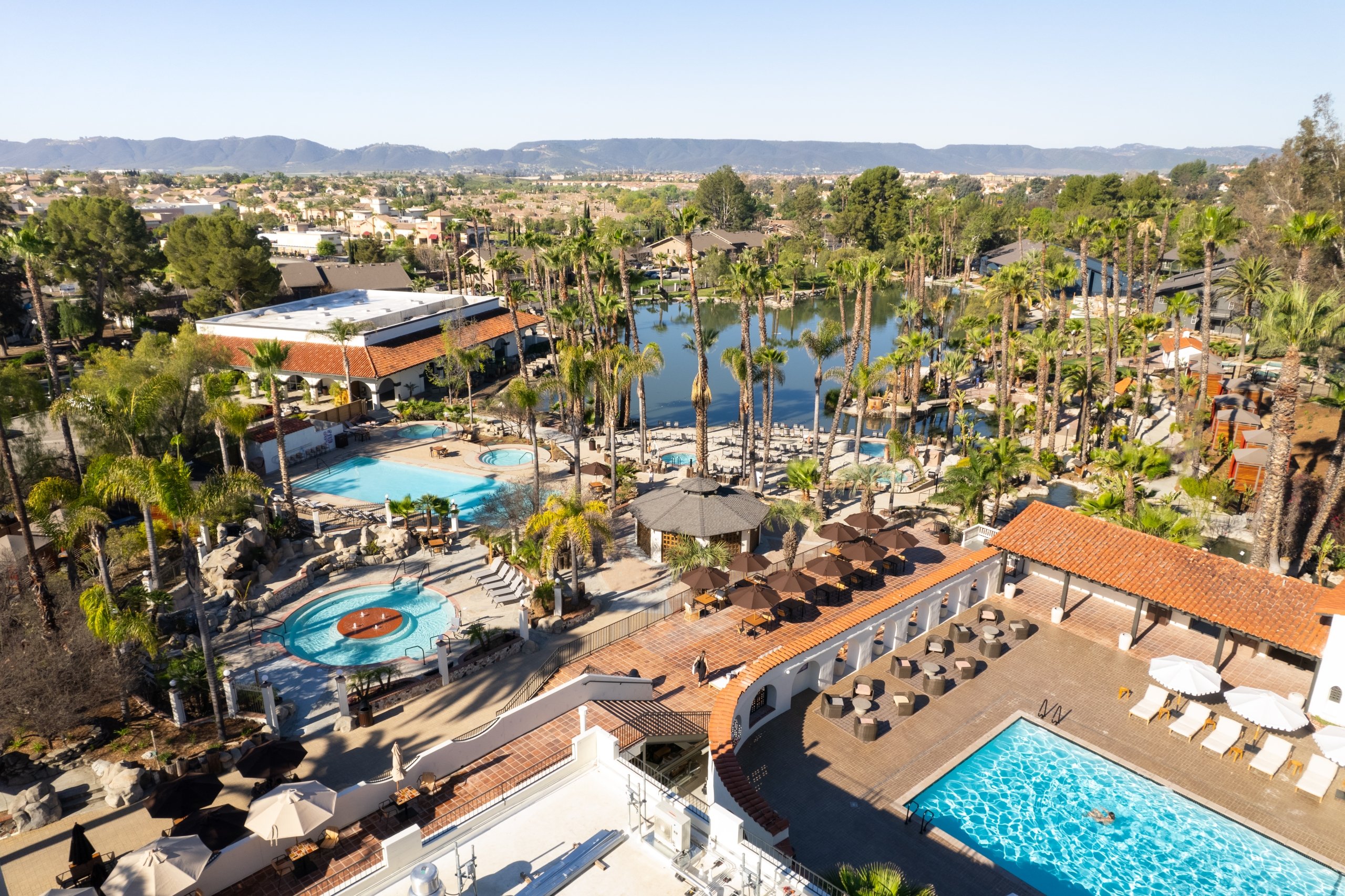 Murrieta Hot Springs Resort aerial view